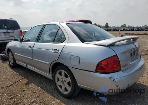 2005 Nissan Sentra Se-R Spec V из США, поврежденный, VIN 3N1AB51D25L480598